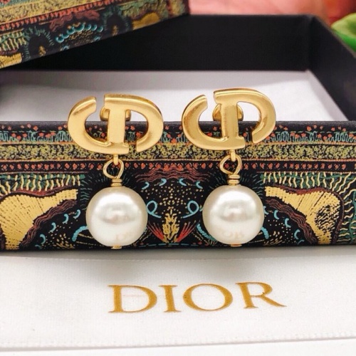 Replica Christian Dior Earrings For Women #1215323 $27.00 USD for Wholesale