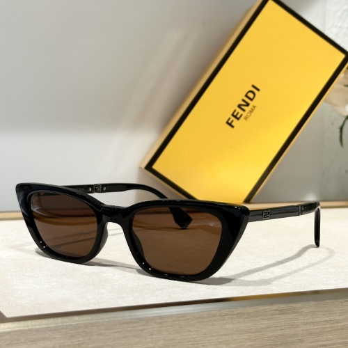 Wholesale Fendi AAA Quality Sunglasses #1215337 $85.00 USD, Wholesale Quality Replica Fendi AAA Quality Sunglasses