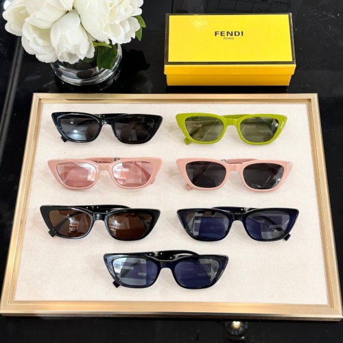 Replica Fendi AAA Quality Sunglasses #1215337 $85.00 USD for Wholesale