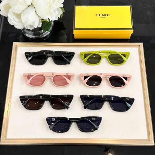 Replica Fendi AAA Quality Sunglasses #1215337 $85.00 USD for Wholesale