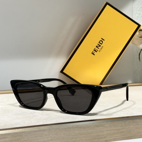 Wholesale Fendi AAA Quality Sunglasses #1215338 $85.00 USD, Wholesale Quality Replica Fendi AAA Quality Sunglasses