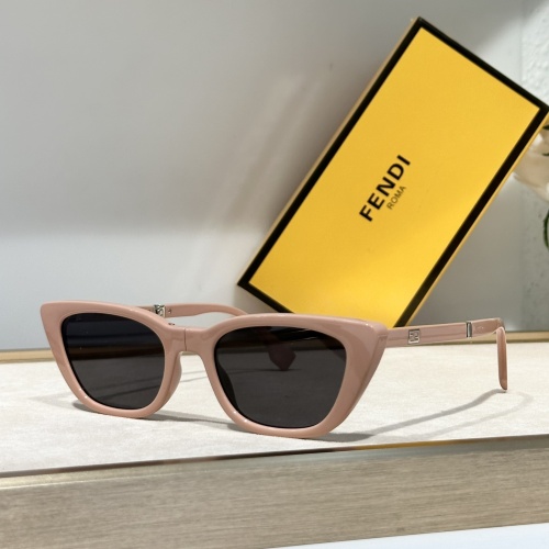 Wholesale Fendi AAA Quality Sunglasses #1215339 $85.00 USD, Wholesale Quality Replica Fendi AAA Quality Sunglasses