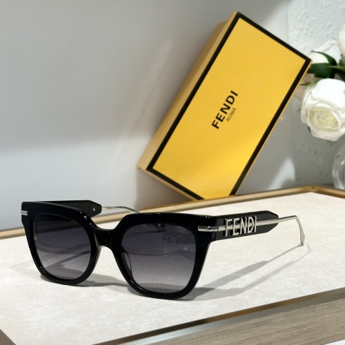 Wholesale Fendi AAA Quality Sunglasses #1215344 $68.00 USD, Wholesale Quality Replica Fendi AAA Quality Sunglasses