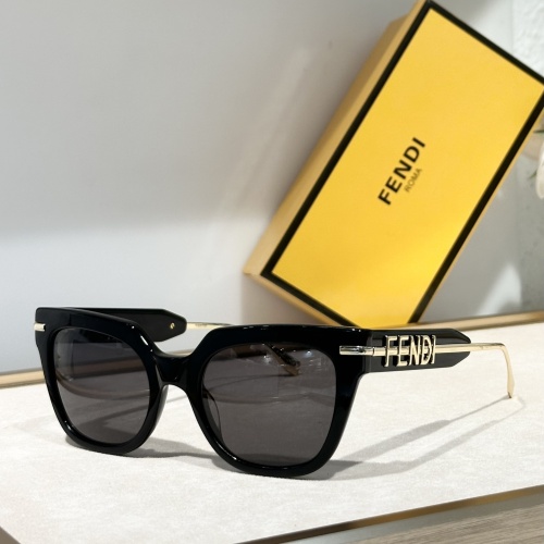 Wholesale Fendi AAA Quality Sunglasses #1215345 $68.00 USD, Wholesale Quality Replica Fendi AAA Quality Sunglasses