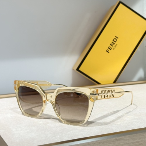 Wholesale Fendi AAA Quality Sunglasses #1215346 $68.00 USD, Wholesale Quality Replica Fendi AAA Quality Sunglasses