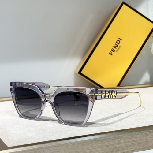 Wholesale Fendi AAA Quality Sunglasses #1215347 $68.00 USD, Wholesale Quality Replica Fendi AAA Quality Sunglasses