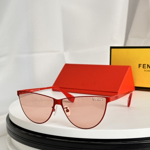 Wholesale Fendi AAA Quality Sunglasses #1215351 $64.00 USD, Wholesale Quality Replica Fendi AAA Quality Sunglasses