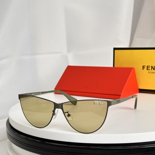 Wholesale Fendi AAA Quality Sunglasses #1215354 $64.00 USD, Wholesale Quality Replica Fendi AAA Quality Sunglasses