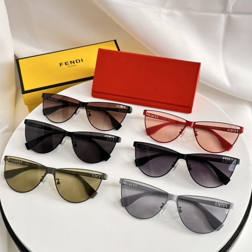 Replica Fendi AAA Quality Sunglasses #1215355 $64.00 USD for Wholesale