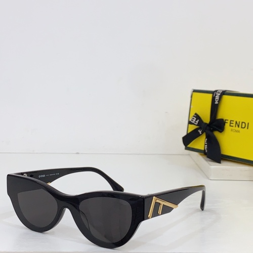 Wholesale Fendi AAA Quality Sunglasses #1215368 $60.00 USD, Wholesale Quality Replica Fendi AAA Quality Sunglasses