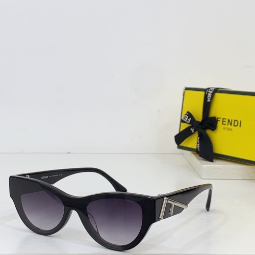 Wholesale Fendi AAA Quality Sunglasses #1215370 $60.00 USD, Wholesale Quality Replica Fendi AAA Quality Sunglasses