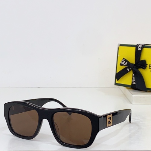 Wholesale Fendi AAA Quality Sunglasses #1215377 $60.00 USD, Wholesale Quality Replica Fendi AAA Quality Sunglasses