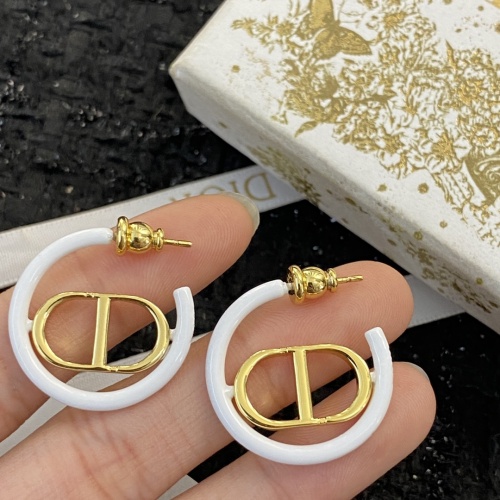 Replica Christian Dior Earrings For Women #1215390 $29.00 USD for Wholesale