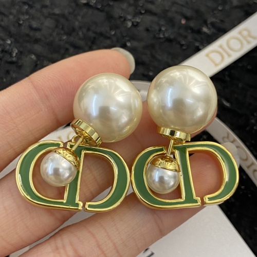 Wholesale Christian Dior Earrings For Women #1215396 $29.00 USD, Wholesale Quality Replica Christian Dior Earrings