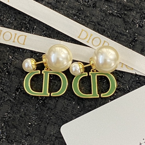 Replica Christian Dior Earrings For Women #1215396 $29.00 USD for Wholesale