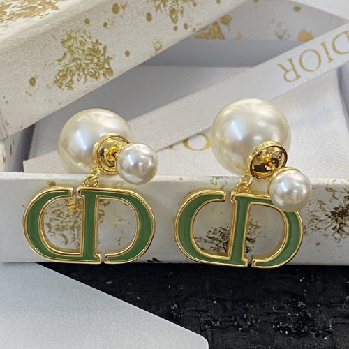 Replica Christian Dior Earrings For Women #1215396 $29.00 USD for Wholesale