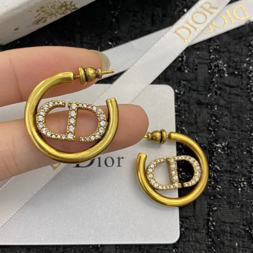 Replica Christian Dior Earrings For Women #1215423 $27.00 USD for Wholesale