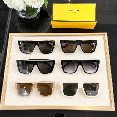 Replica Fendi AAA Quality Sunglasses #1215429 $60.00 USD for Wholesale