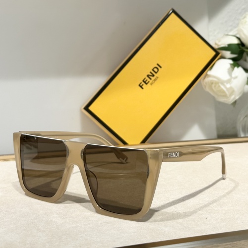 Wholesale Fendi AAA Quality Sunglasses #1215431 $60.00 USD, Wholesale Quality Replica Fendi AAA Quality Sunglasses