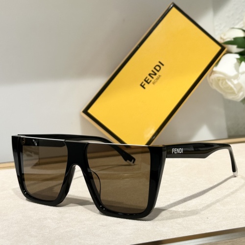 Wholesale Fendi AAA Quality Sunglasses #1215434 $60.00 USD, Wholesale Quality Replica Fendi AAA Quality Sunglasses