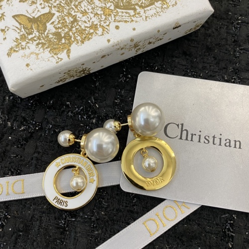 Replica Christian Dior Earrings For Women #1215435 $34.00 USD for Wholesale