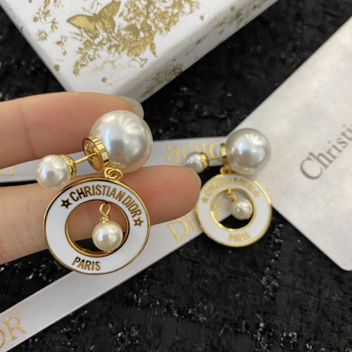 Replica Christian Dior Earrings For Women #1215435 $34.00 USD for Wholesale