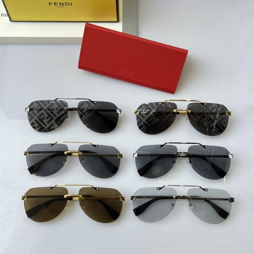 Replica Fendi AAA Quality Sunglasses #1215440 $60.00 USD for Wholesale