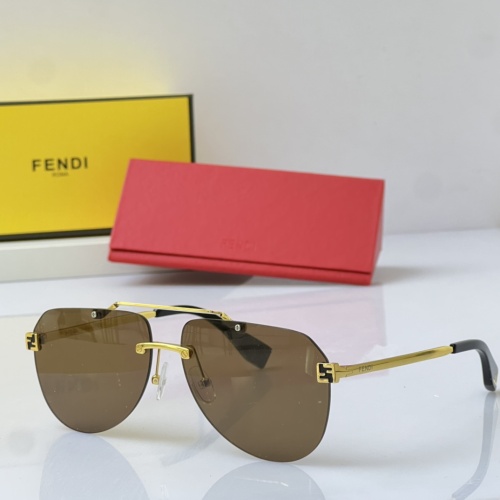 Wholesale Fendi AAA Quality Sunglasses #1215442 $60.00 USD, Wholesale Quality Replica Fendi AAA Quality Sunglasses