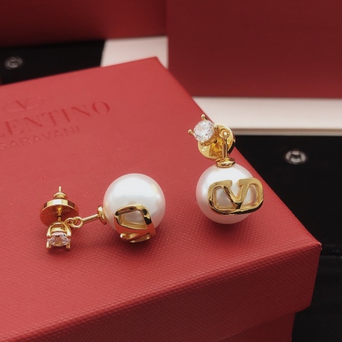 Replica Valentino Earrings For Women #1215504 $29.00 USD for Wholesale