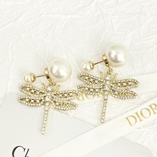 Replica Christian Dior Earrings For Women #1215528 $38.00 USD for Wholesale