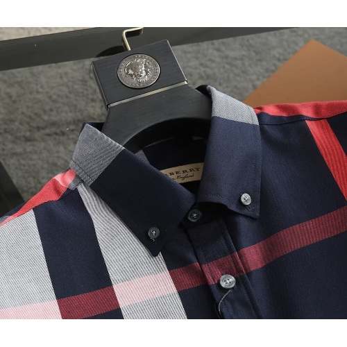 Replica Burberry Shirts Short Sleeved For Men #1215593 $38.00 USD for Wholesale