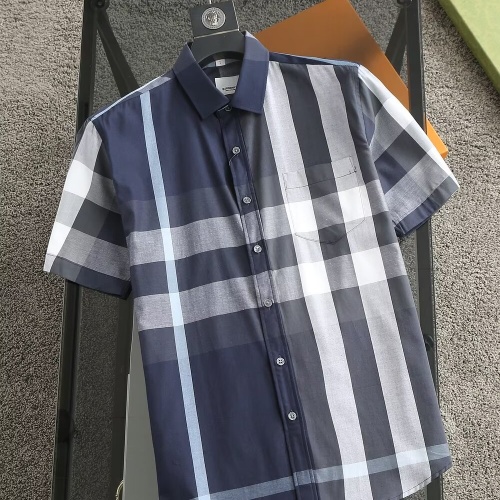 Wholesale Burberry Shirts Short Sleeved For Men #1215597 $38.00 USD, Wholesale Quality Replica Burberry Shirts