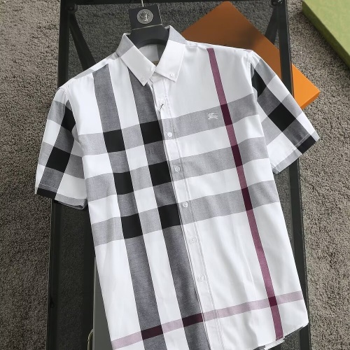 Wholesale Burberry Shirts Short Sleeved For Men #1215598 $36.00 USD, Wholesale Quality Replica Burberry Shirts