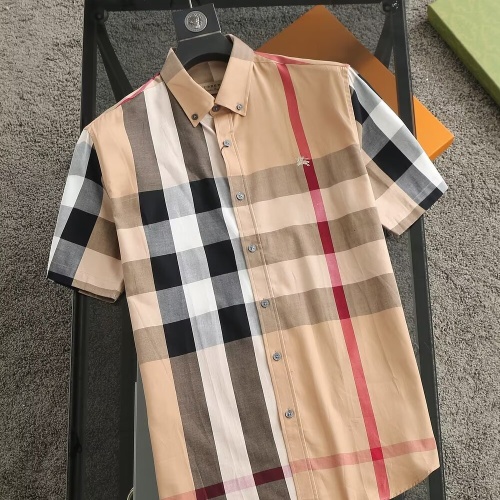 Wholesale Burberry Shirts Short Sleeved For Men #1215599 $36.00 USD, Wholesale Quality Replica Burberry Shirts