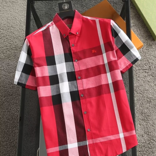 Wholesale Burberry Shirts Short Sleeved For Men #1215601 $36.00 USD, Wholesale Quality Replica Burberry Shirts