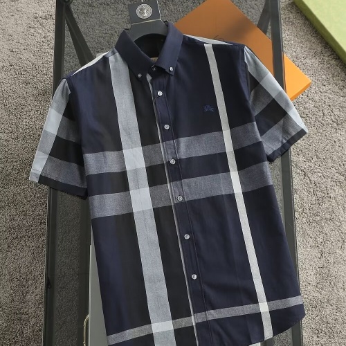 Wholesale Burberry Shirts Short Sleeved For Men #1215604 $36.00 USD, Wholesale Quality Replica Burberry Shirts