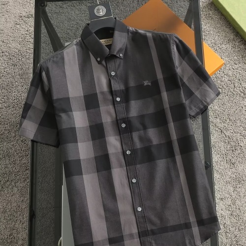 Wholesale Burberry Shirts Short Sleeved For Men #1215605 $36.00 USD, Wholesale Quality Replica Burberry Shirts