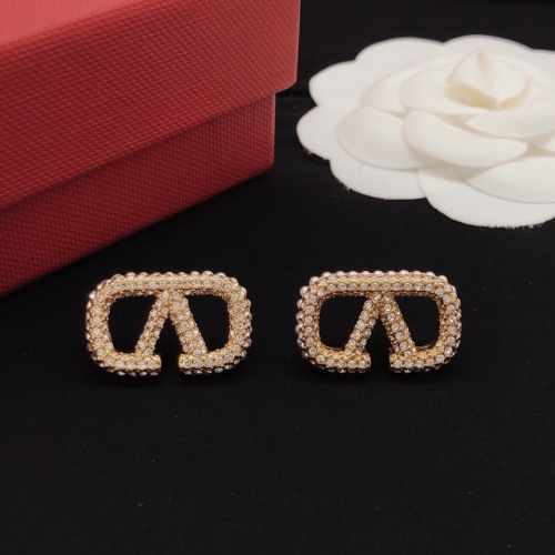 Replica Valentino Earrings For Women #1215646 $32.00 USD for Wholesale