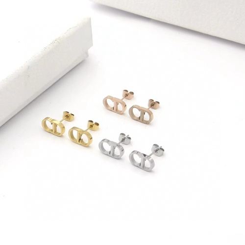 Replica Christian Dior Earrings For Women #1215658 $23.00 USD for Wholesale