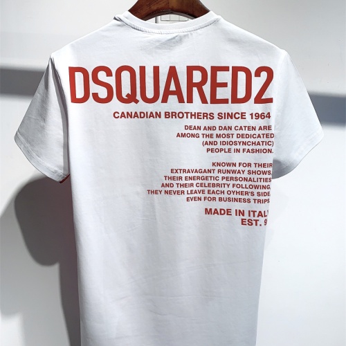 Replica Dsquared T-Shirts Short Sleeved For Men #1215736 $27.00 USD for Wholesale