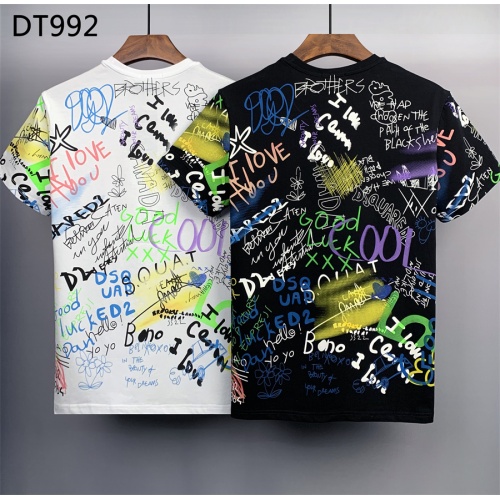 Replica Dsquared T-Shirts Short Sleeved For Men #1215745 $32.00 USD for Wholesale