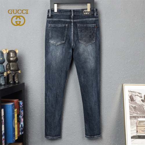 Replica Gucci Jeans For Men #1215814 $42.00 USD for Wholesale