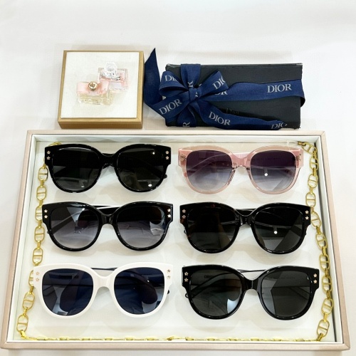 Replica Christian Dior AAA Quality Sunglasses #1215858 $64.00 USD for Wholesale