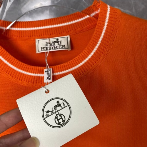 Replica Hermes T-Shirts Short Sleeved For Men #1216050 $40.00 USD for Wholesale