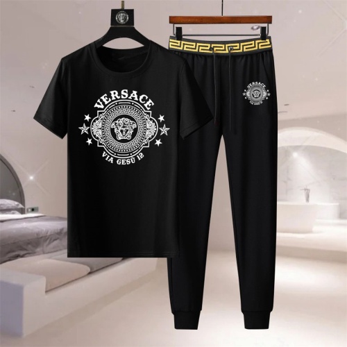 Wholesale Versace Tracksuits Short Sleeved For Men #1216084 $76.00 USD, Wholesale Quality Replica Versace Tracksuits