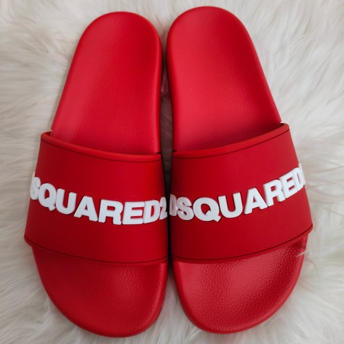 Wholesale Dsquared Slippers For Men #1216132 $48.00 USD, Wholesale Quality Replica Dsquared Slippers