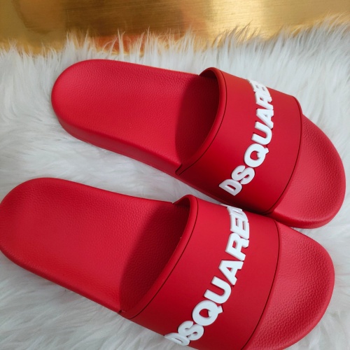 Replica Dsquared Slippers For Men #1216132 $48.00 USD for Wholesale