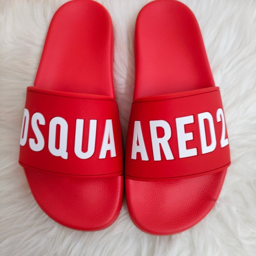 Wholesale Dsquared Slippers For Women #1216141 $48.00 USD, Wholesale Quality Replica Dsquared Slippers