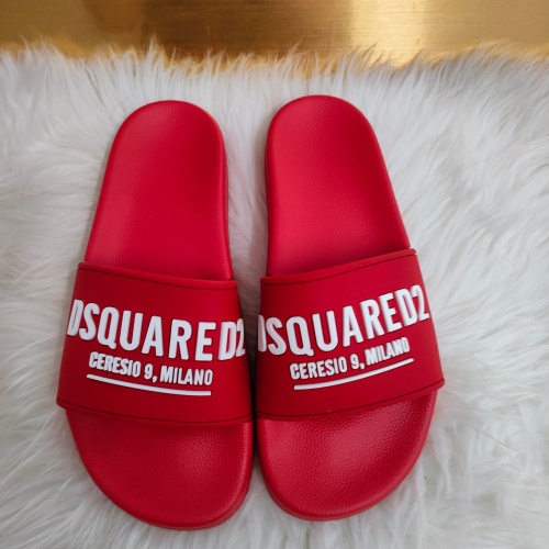 Wholesale Dsquared Slippers For Women #1216155 $48.00 USD, Wholesale Quality Replica Dsquared Slippers