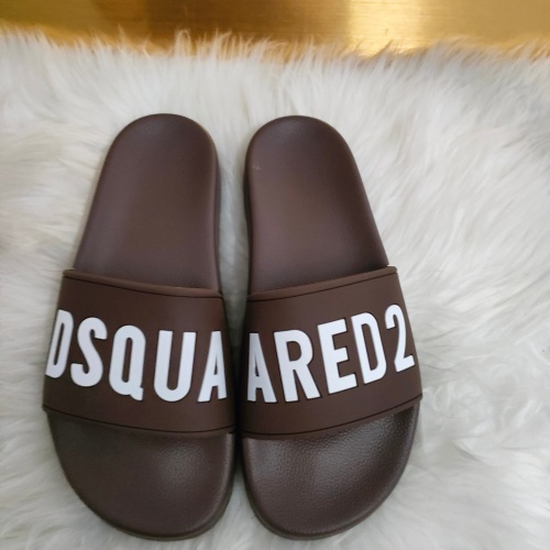 Wholesale Dsquared Slippers For Women #1216175 $48.00 USD, Wholesale Quality Replica Dsquared Slippers